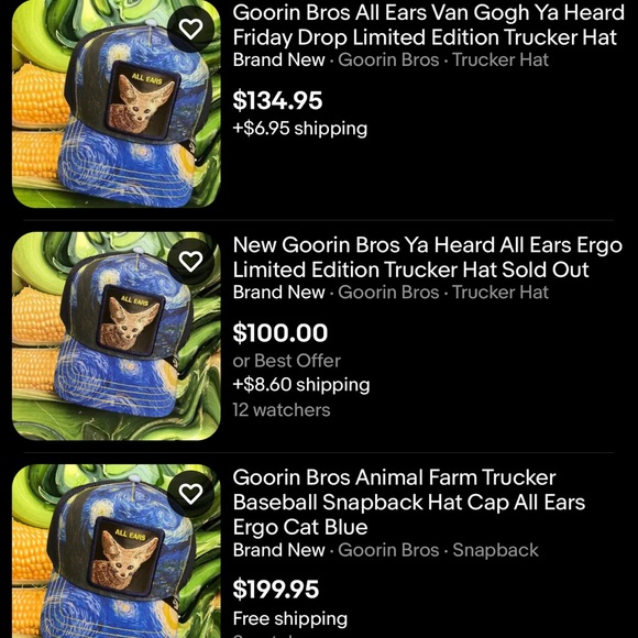 ⭐️NIB Limited Edition Goorin Brothers Fennec Fox Trucker Hat - Picture 9 of 9